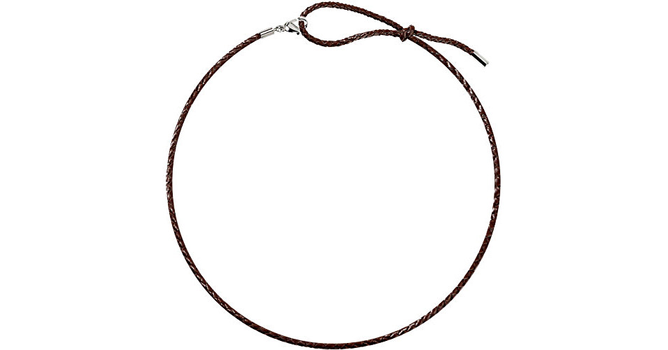 Morellato Kožený náhrdelník Drops Brown SCZH5