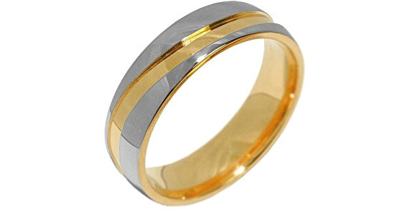 Silvego Snubní ocelový prsten pro muže a ženy MARIAGE RRC2050-M 60 mm