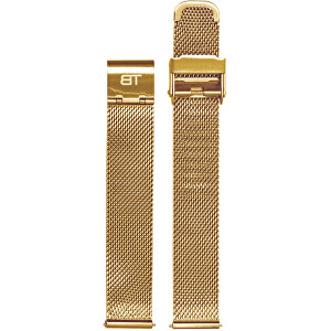 Bentime Kovový mesh s easy clickem - zlatý 16 mm
