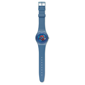 Swatch Blue Grey Lacquered SUON102 - II. jakost