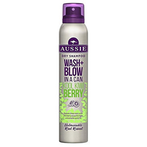 Aussie Suchý šampon Wash+Blow Kool Kiwi Berry (Dry Shampoo) 180 ml