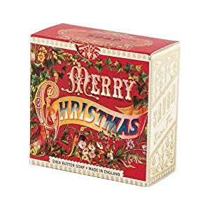 Michel Design Works Luxusní mýdlo v elegantní krabičce Veselé Vánoce (Shea Butter Soap) 100 g