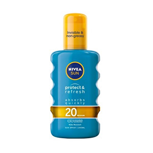 Nivea Neviditelný sprej na opalování SPF 20 Sun (Invisible Protection Transparent spray) 200 ml
