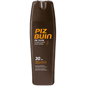 Piz Buin Sprej na opalování SPF 30 (In Sun Ultra Light Sun Spray) 200 ml