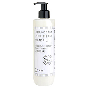 Sefiros Tělové máslo s citrónovou trávou a minerály z Mrtvého moře (Lemon Grass Body Butter with Dead Sea Minerals) 300 ml