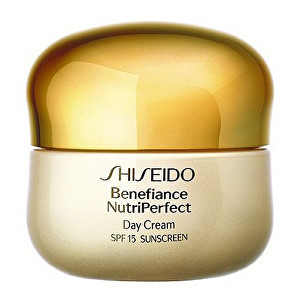 Shiseido Obnovující denní krém Benefiance NutriPerfect SPF 15 (Day Cream) 50 ml - SLEVA - pomačkaná krabička