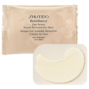 Shiseido Protivrásková maska na oční okolí s okamžitým účinkem Benefiance WrinkleResist24 (Pure Retinol Express Smoothing Eye Mask) 12 párů