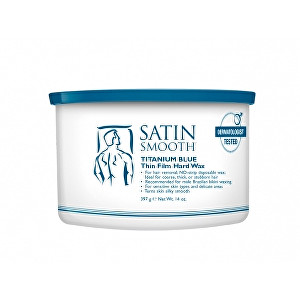 Satin Smooth Depilační vosk Titanium Blue (Thin Film Hard Wax) 400 ml