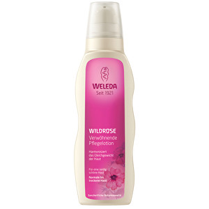Fotografie Weleda Růže pěsticí tělové mléko 200 ml