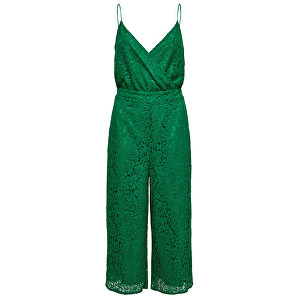 ONLY Dámský overal Cassia Strap Cropped S/L Jumpsuit Wvm Ultramarine Green 36