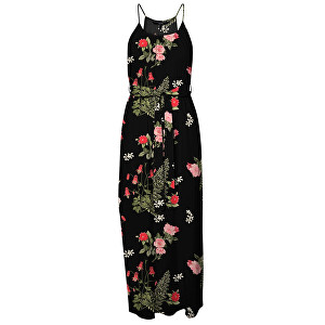 Vero Moda Dámské šaty Simply Easy Slit Maxi Dress Black XS