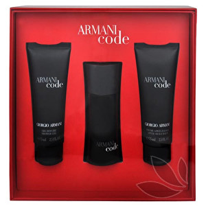 Armani Code For Men - EDT 50 ml + balzám po holení 75 ml + sprchový gel 75 ml