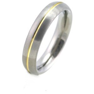 Boccia Titanium Titanový snubní prsten 0130-02 61 mm