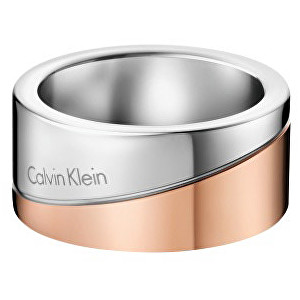 Calvin Klein Bicolor prsten Hook Large KJ06PR20020 52 mm