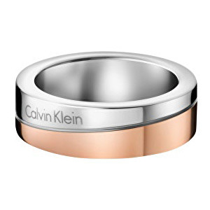 Calvin Klein Bicolor prsten Hook Thin KJ06PR20010 57 mm