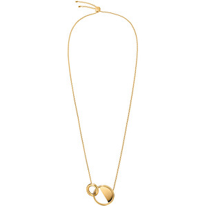 Calvin Klein Luxusní pozlacený náhrdelník Locked KJ8GJN100100