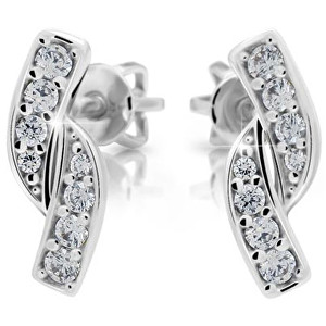 Danfil Romantické náušnice s diamanty DF2339b