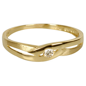 Danfil Krásný prsten s diamantem DF1776z 53 mm