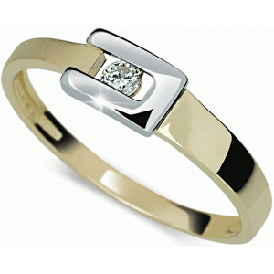 Danfil Bicolor prsten s diamantem DF2039z 60 mm