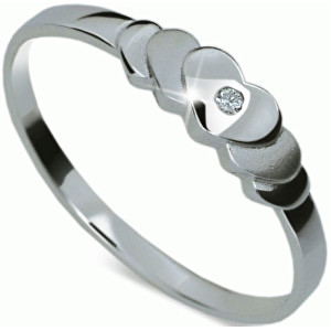 Danfil Romantický zásnubní prsten DF1876b 58 mm