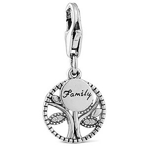 Infinity Love Stříbrný přívěsek Rodinný strom života HTS-353-D