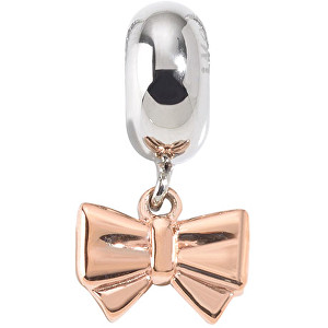 Morellato Ocelový bicolor přívěsek Drops Rose Gold Bow SCZ418