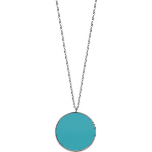 Morellato Stříbrný náhrdelník s tyrkysovým přívěskem Perfetta SALX06 (řetízek, přívěsek)