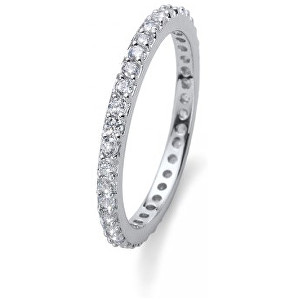 Oliver Weber Stříbrný prsten s krystaly Beach Jolie 63225 L (56 - 59 mm)