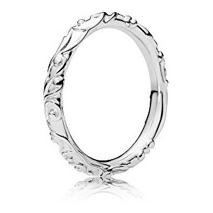 Pandora Stylový stříbrný prsten 197690 52 mm