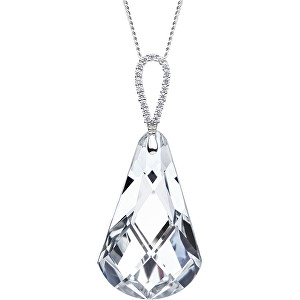 Preciosa Výrazný stříbrný náhrdelník Cygnus 6113 00 (řetízek, přívěsek) 45 cm