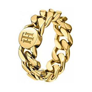 Tommy Hilfiger Fashion pozlacený prsten TH2700967 54 mm