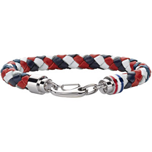 Tommy Hilfiger Trojbarevný kožený náramek TH2700531