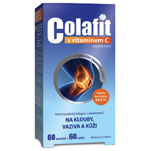 Aurovitas Colafit (čistý kolagen) s vitamínem C 60 kostiček + 60 tbl.