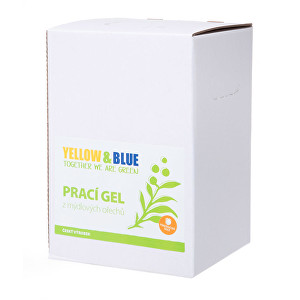 Yellow & Blue Prací gel z mýdlových ořechů s pomerančovou silicí 5 l