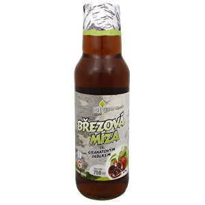 Oskola Březová míza s granátovým jablkem 750 ml