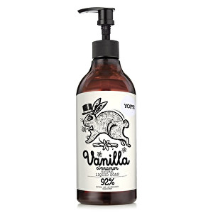 Yope Tekuté koupelnové mýdlo Vanilka a skořice 500 ml