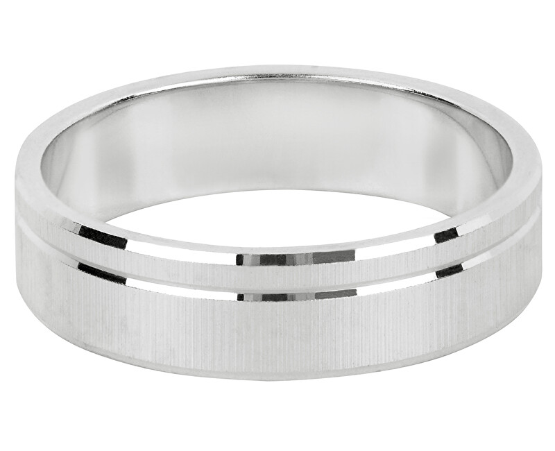 Brilio Silver Stříbrný snubní prsten pro muže a ženy 422 001 09073 04 - 4,84 g 49 mm