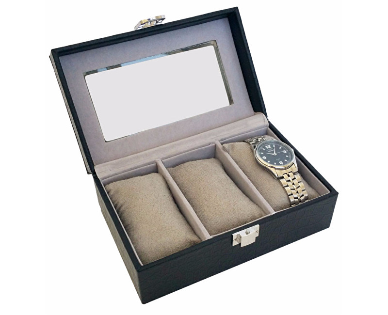 JK Box Kazeta na tři hodinky SP-935/A25