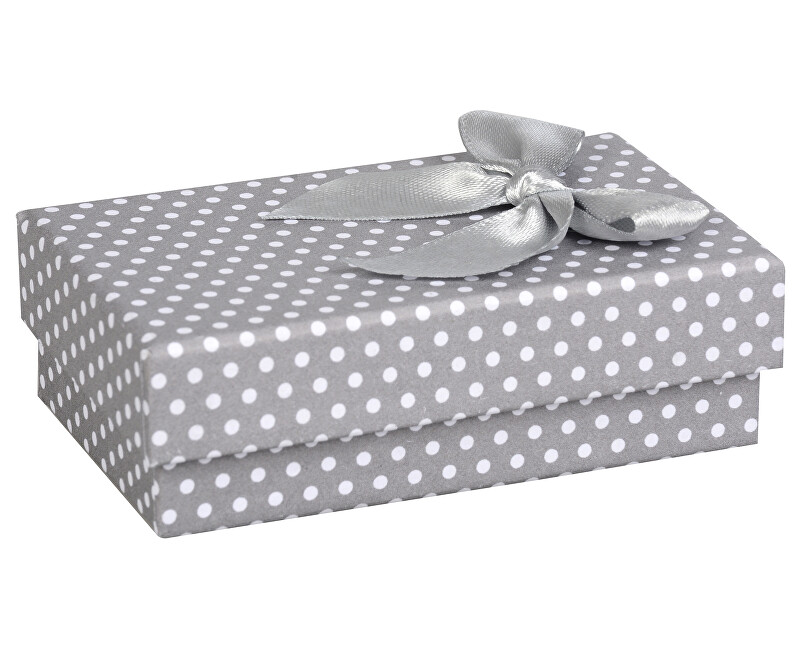 JK Box Puntíkatá krabička na soupravu šperků KK-6/A3