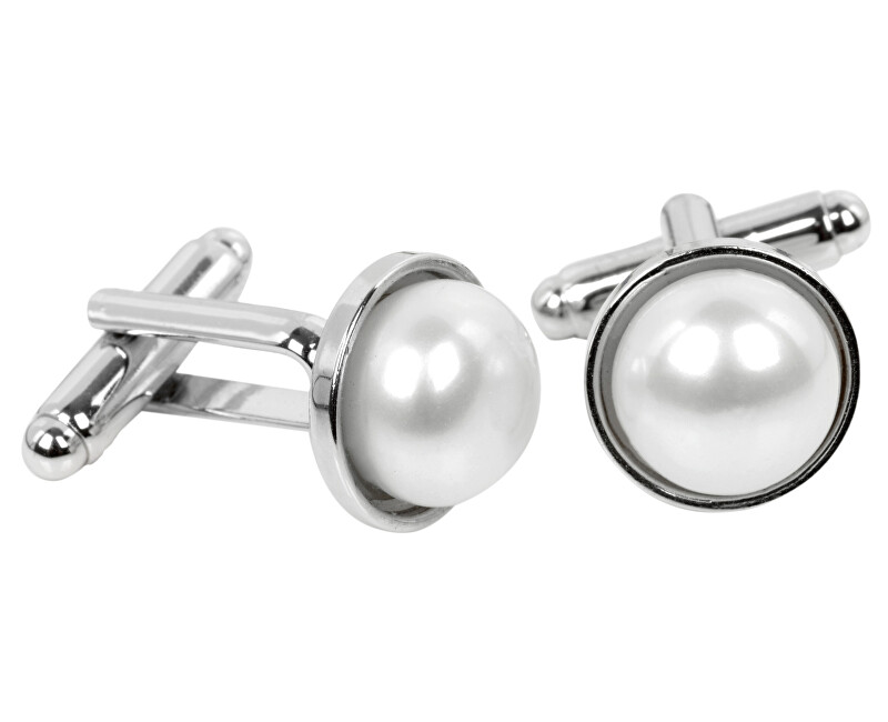 JwL Luxury Pearls Manžetové knoflíčky s pravými perlami JL0189