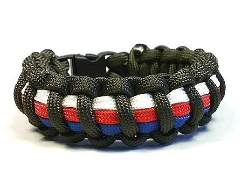 Cordell Paracord náramek Solomon TRIKOLORA XL ( 20 - 21 cm )