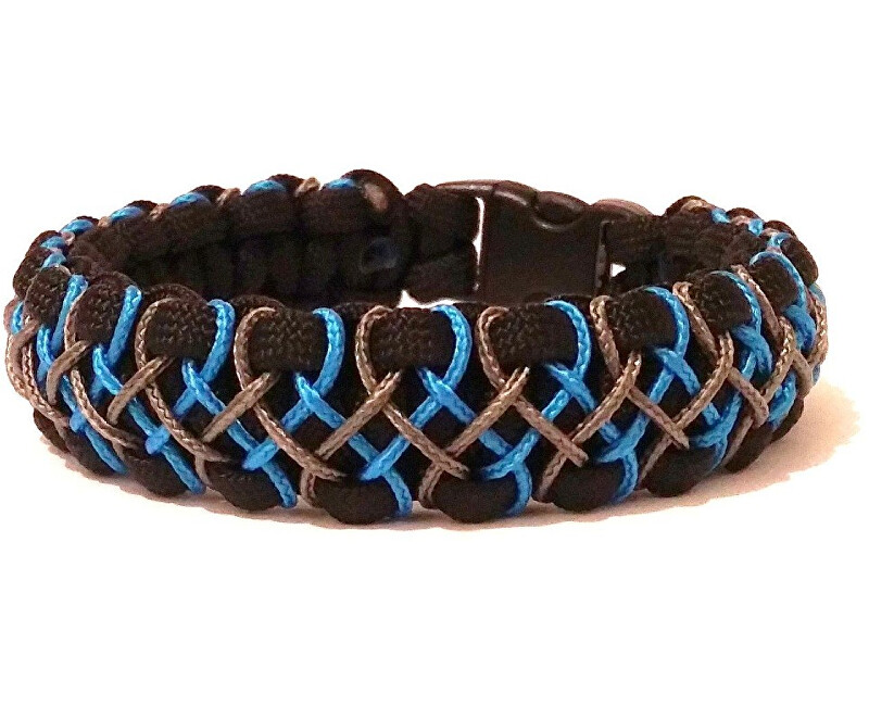 Cordell Paracord náramek Solomon výplet CLRS XL ( 20 - 21 cm )