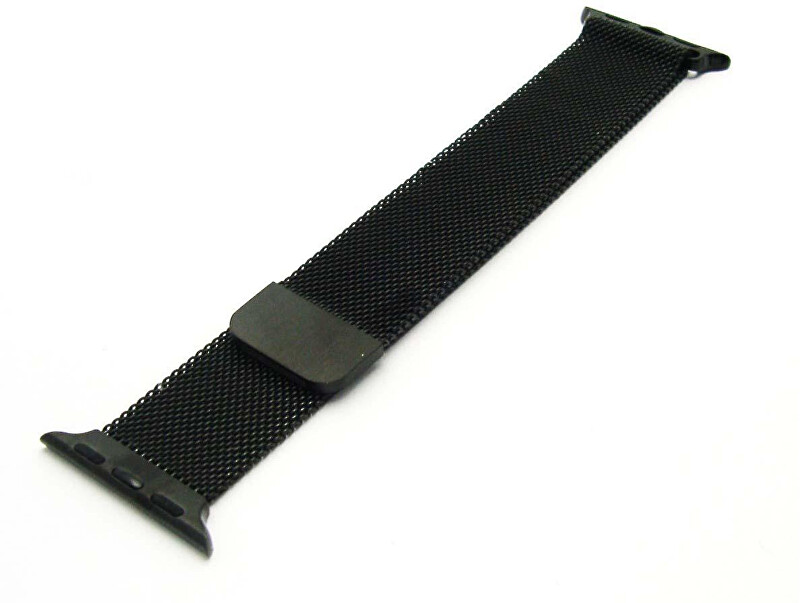 Apple doplňky Černý mesh pro Apple Watch 38 mm