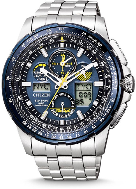 Citizen Eco-Drive Promaster Skyhawk Radio Controlled Blue Angels JY8058-50L