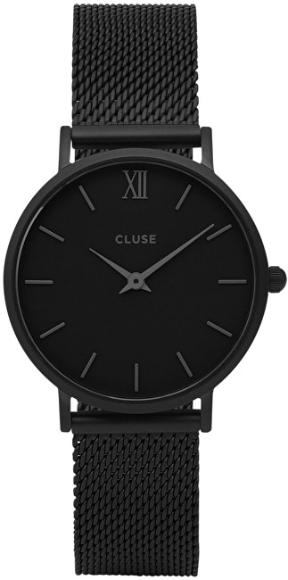 Cluse Minuit Mesh Full Black CL30011