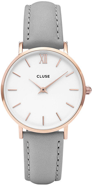 Cluse Minuit Rose Gold White/Grey CL30002