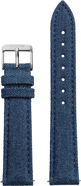 Cluse Řemínek La Bohème Blue Denim/Silver CLS031