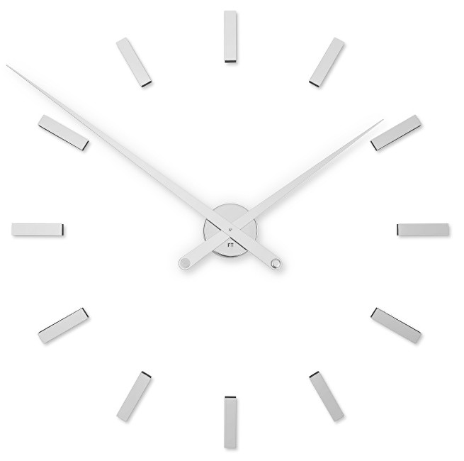 Future Time Nalepovací hodiny Modular Chrome FT9100SI