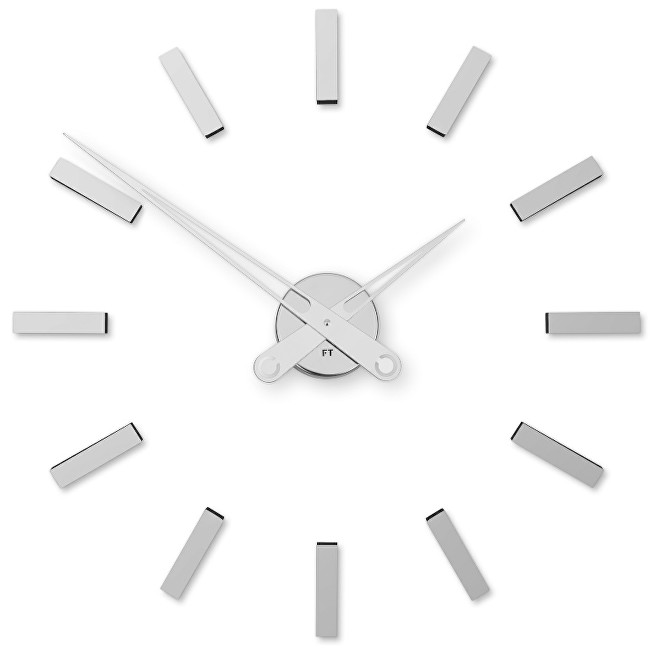 Future Time Nalepovací hodiny Modular Chrome FT9600SI