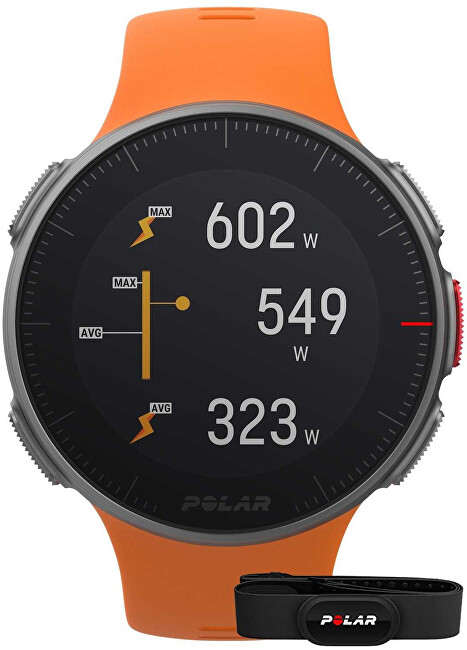 Polar VANTAGE V HR - oranžový + Hrudní pás